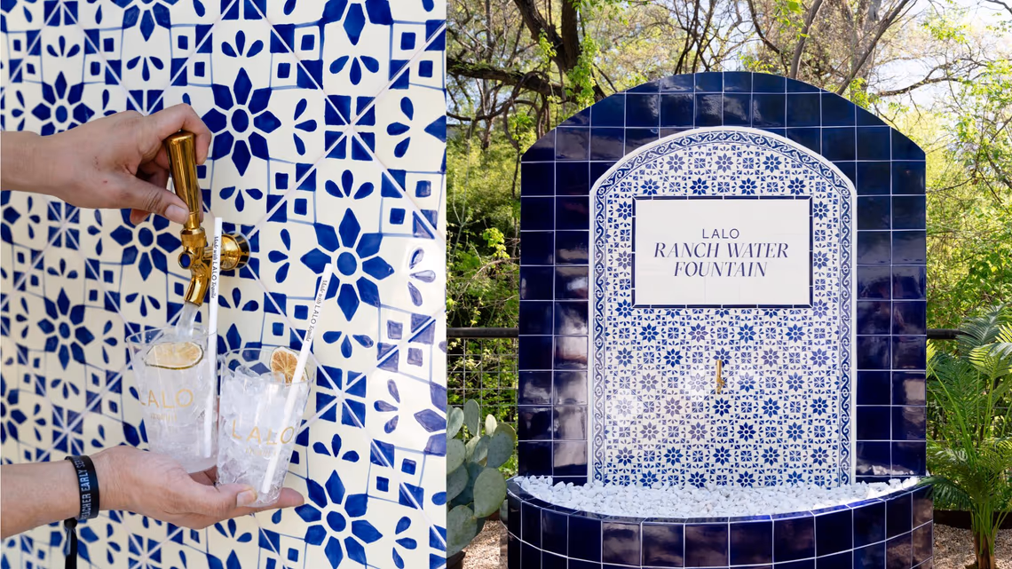 Lalo Ranch Water Fountain activation at SXSW 1