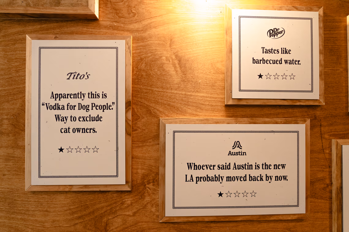 Lone Star Reviews activation at SXSW 6