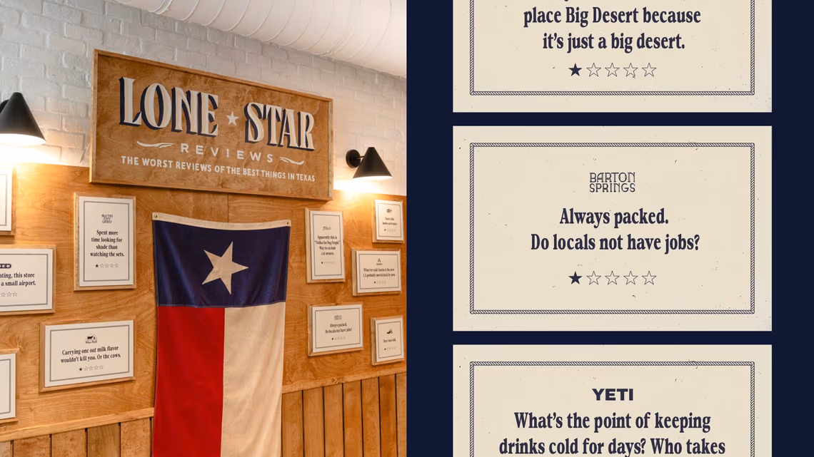 Lone Star Reviews activation at SXSW 7