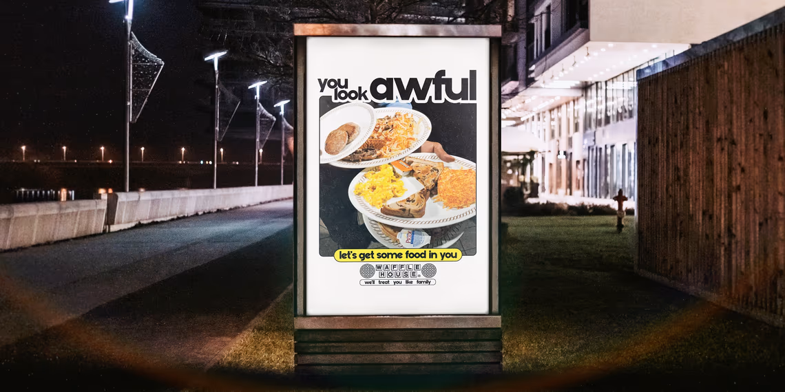Waffle House out-of-home billboard