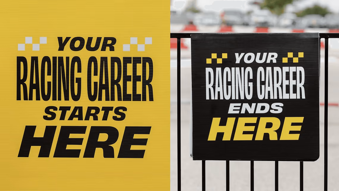 Hertz Gold Kart Series out-of-home placement 2