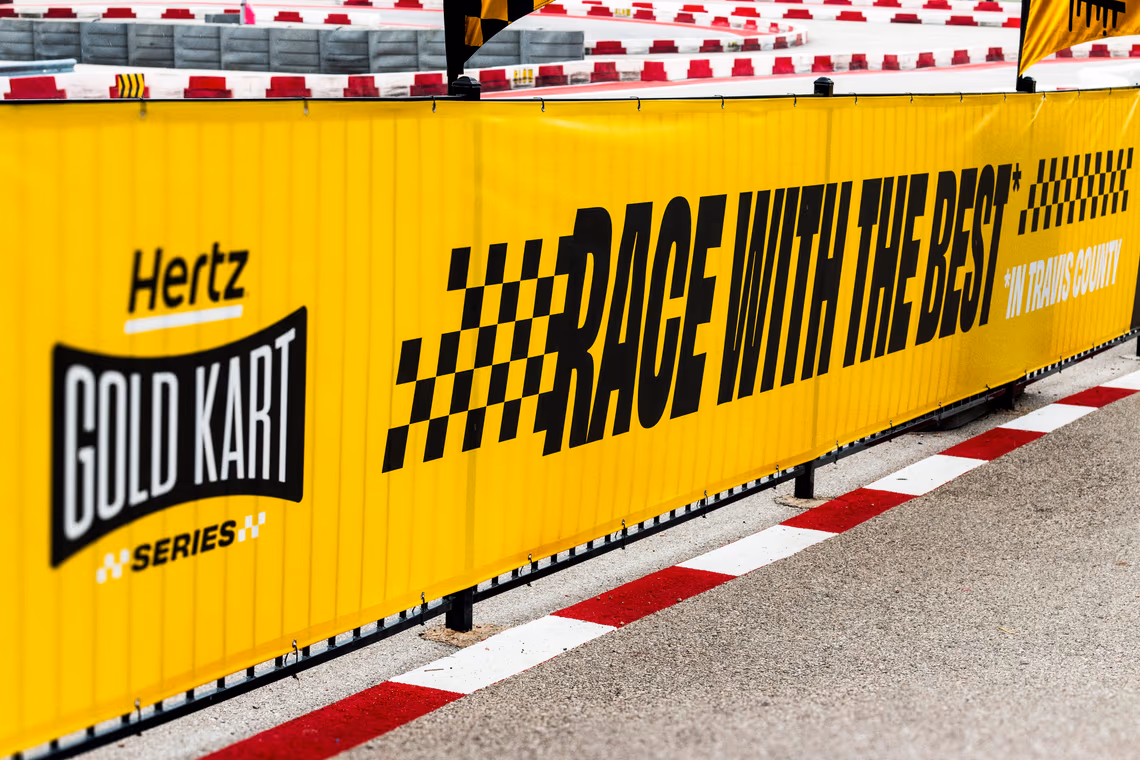 Hertz Gold Kart Series out-of-home placement 5
