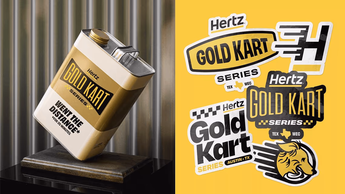 Hertz Gold Kart Series out-of-home placement 7