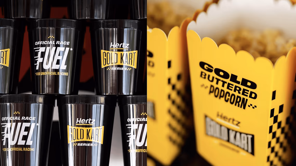 Hertz Gold Kart Series out-of-home placement 9